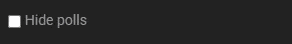 hidepoll