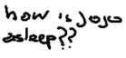 jojosleeping
